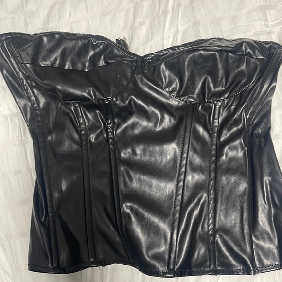 PrettyLittleThing Tops - Black corset